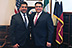 Secretary Pablos meets with Tamaulipas Governor Cabeza de Vaca.