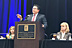 Texas Secretary of State Rolando Pablos addresses the Texas Municipal Clerks Association (TMCA) at the
Graduation Ceremony Luncheon.