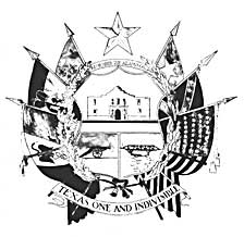 The 1961 Reverse of the Texas State Seal (official design)