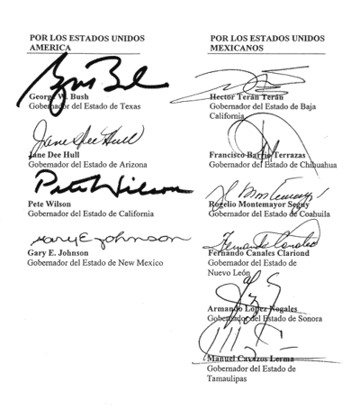 XVI Conference Signatures